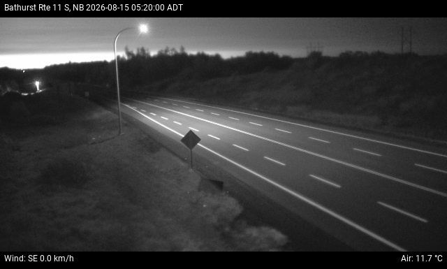 Web Cam image of Bathurst (NB Highway 11)