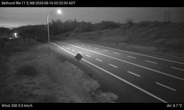 Web Cam image of Bathurst (NB Highway 11)