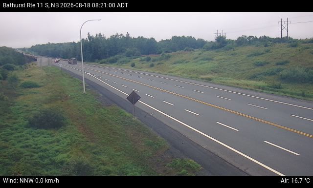Web Cam image of Bathurst (NB Highway 11)
