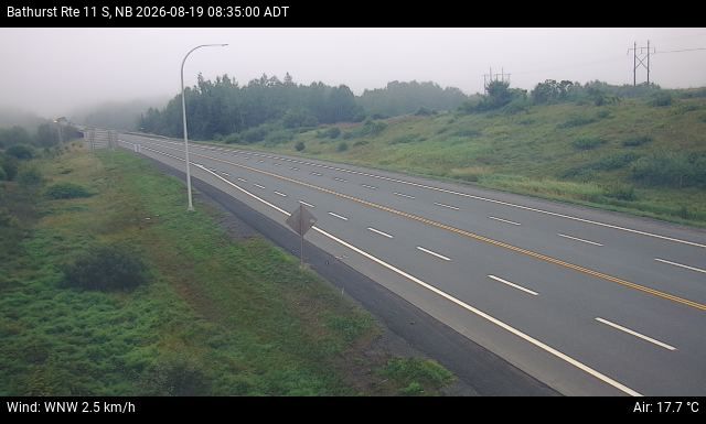 Web Cam image of Bathurst (NB Highway 11)