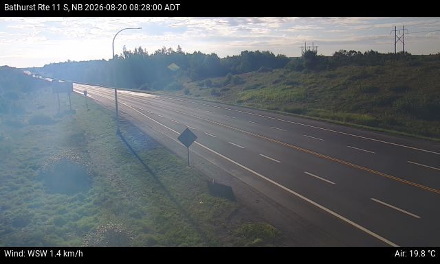 Web Cam image of Bathurst (NB Highway 11)
