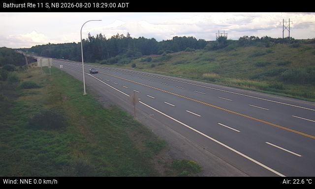 Web Cam image of Bathurst (NB Highway 11)