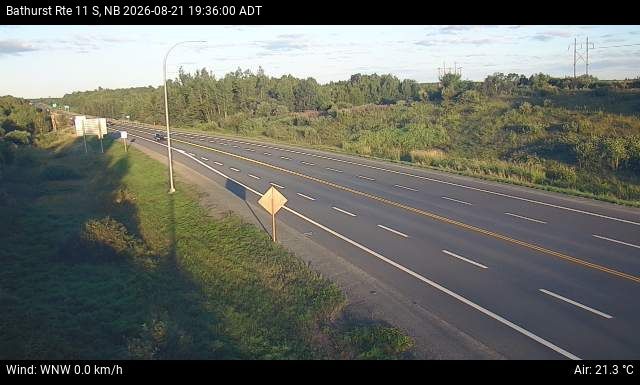 Web Cam image of Bathurst (NB Highway 11)