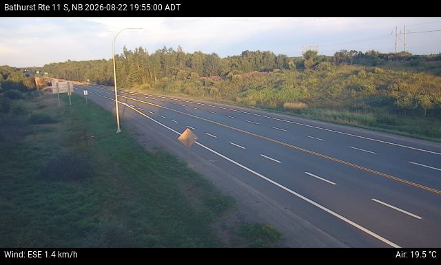 Web Cam image of Bathurst (NB Highway 11)