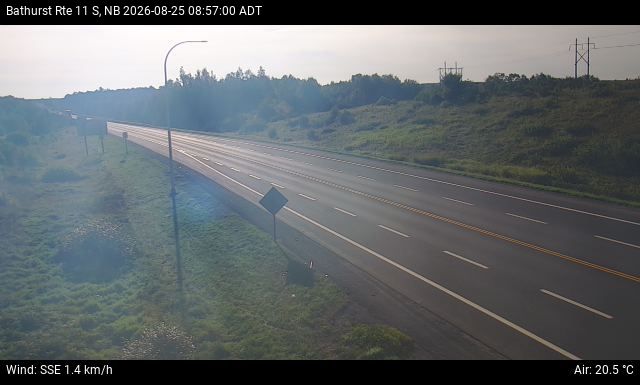 Web Cam image of Bathurst (NB Highway 11)