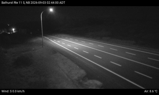 Web Cam image of Bathurst (NB Highway 11)