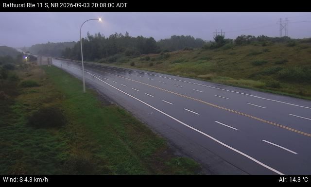 Web Cam image of Bathurst (NB Highway 11)