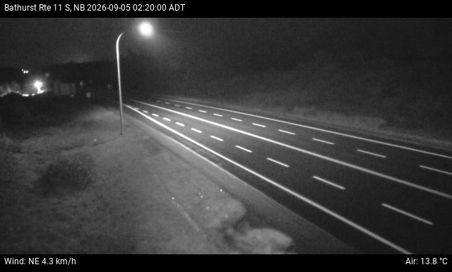 Web Cam image of Bathurst (NB Highway 11)