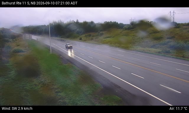 Web Cam image of Bathurst (NB Highway 11)