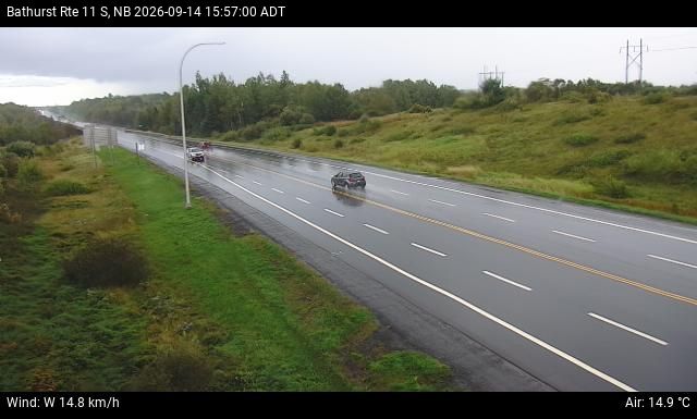 Web Cam image of Bathurst (NB Highway 11)