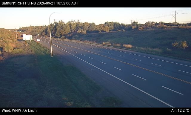 Web Cam image of Bathurst (NB Highway 11)