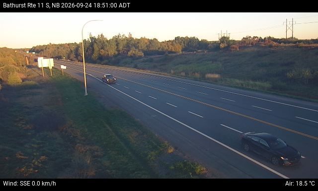 Web Cam image of Bathurst (NB Highway 11)