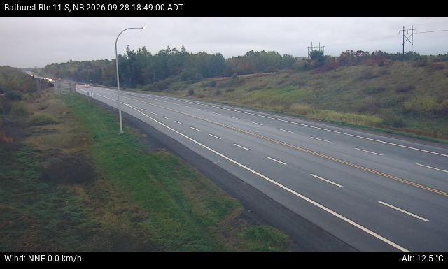 Web Cam image of Bathurst (NB Highway 11)