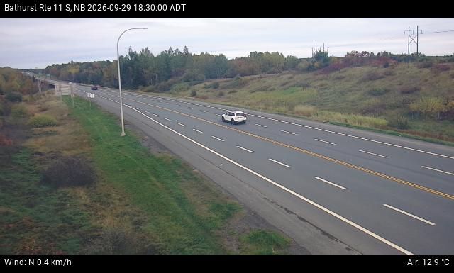 Web Cam image of Bathurst (NB Highway 11)