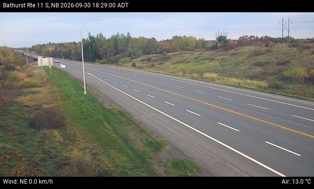 Web Cam image of Bathurst (NB Highway 11)