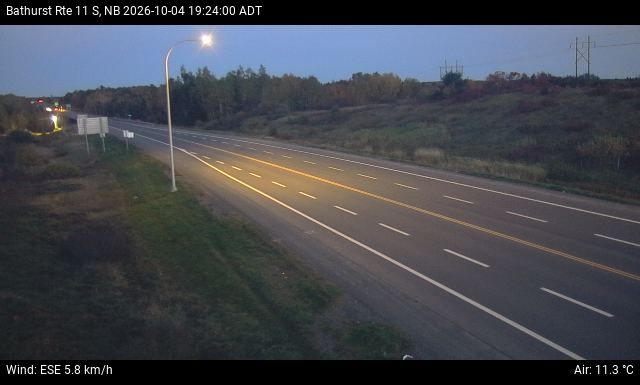 Web Cam image of Bathurst (NB Highway 11)