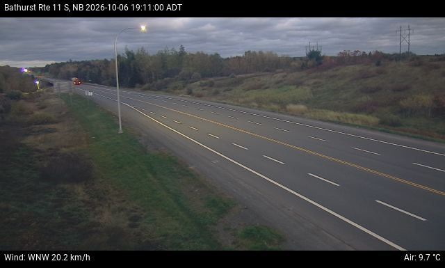 Web Cam image of Bathurst (NB Highway 11)