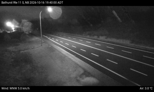 Web Cam image of Bathurst (NB Highway 11)