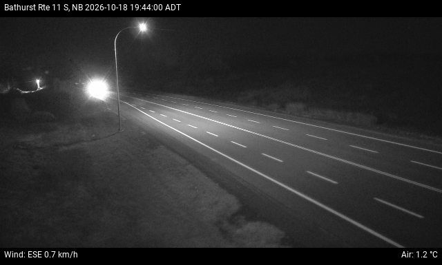 Web Cam image of Bathurst (NB Highway 11)