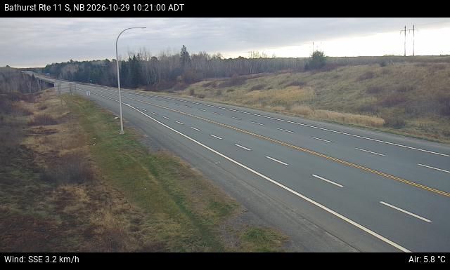 Web Cam image of Bathurst (NB Highway 11)