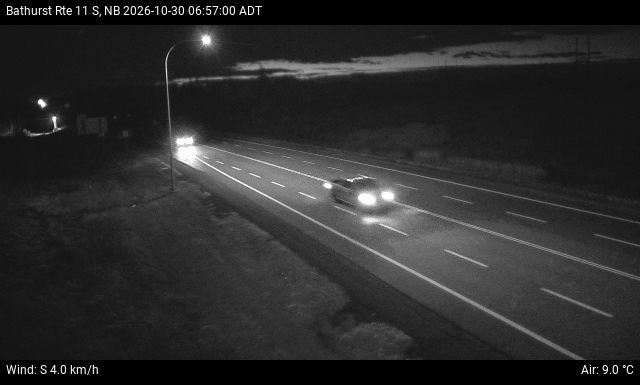Web Cam image of Bathurst (NB Highway 11)