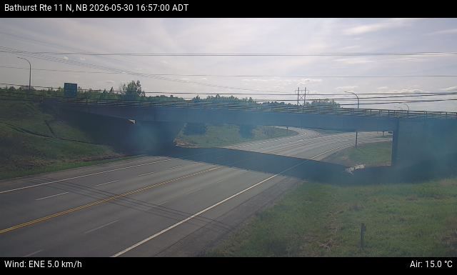 Web Cam image of Bathurst (NB Highway 11)