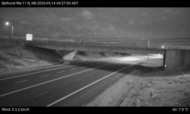 Web Cam image of Bathurst (NB Highway 11)
