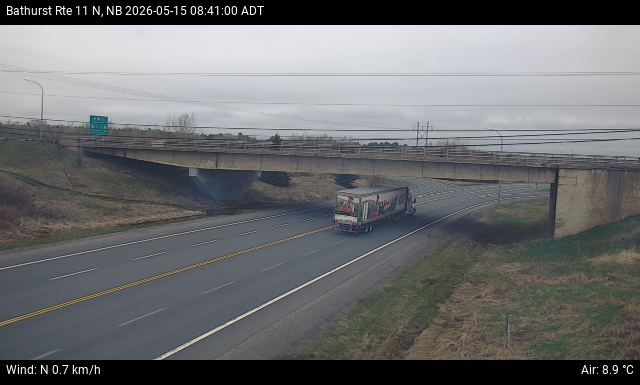 Web Cam image of Bathurst (NB Highway 11)