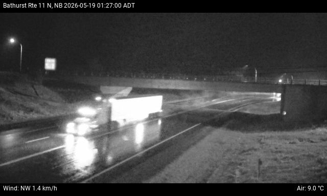 Web Cam image of Bathurst (NB Highway 11)