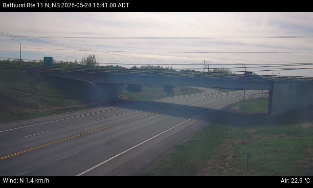 Web Cam image of Bathurst (NB Highway 11)