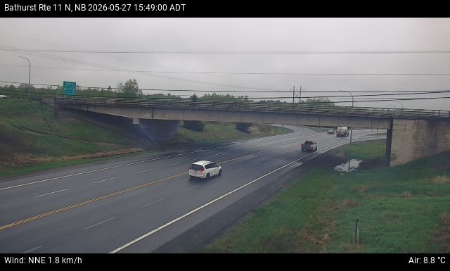 Web Cam image of Bathurst (NB Highway 11)