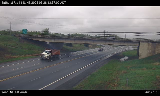 Web Cam image of Bathurst (NB Highway 11)
