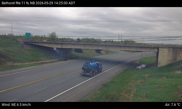 Web Cam image of Bathurst (NB Highway 11)