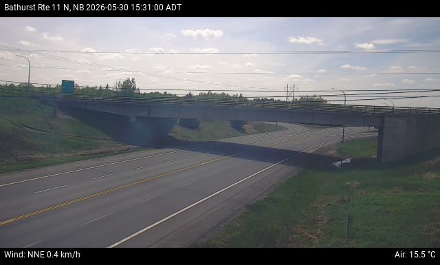 Web Cam image of Bathurst (NB Highway 11)