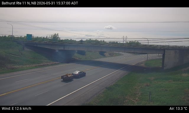 Web Cam image of Bathurst (NB Highway 11)