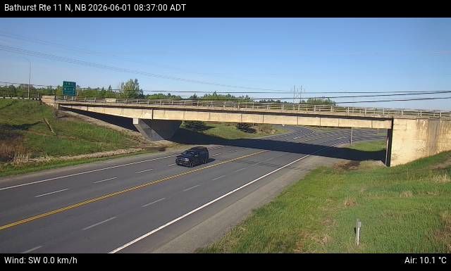 Web Cam image of Bathurst (NB Highway 11)