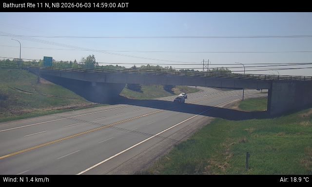 Web Cam image of Bathurst (NB Highway 11)