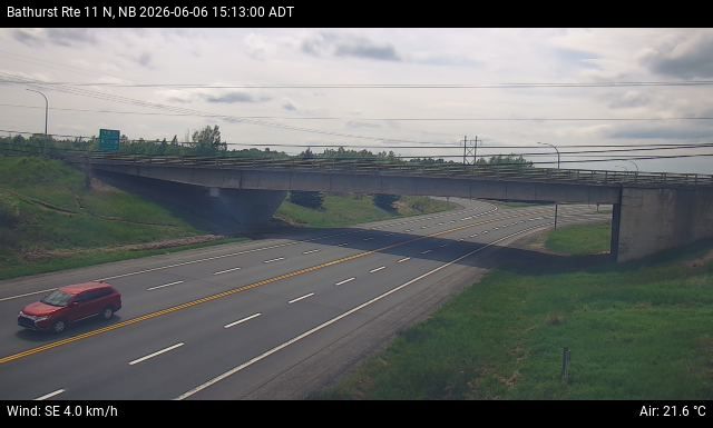 Web Cam image of Bathurst (NB Highway 11)