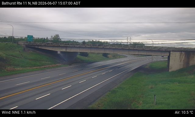 Web Cam image of Bathurst (NB Highway 11)