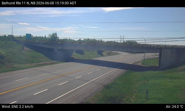Web Cam image of Bathurst (NB Highway 11)