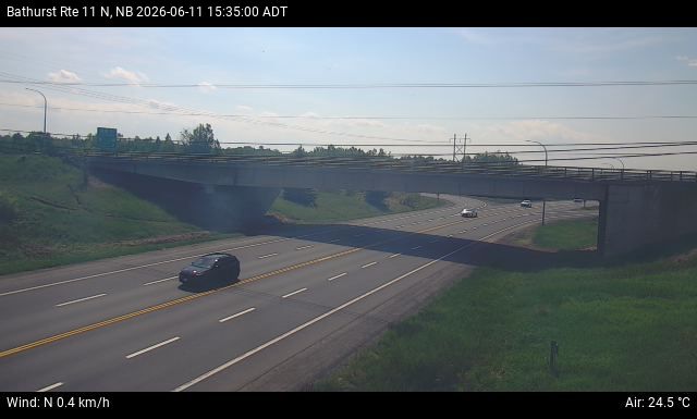Web Cam image of Bathurst (NB Highway 11)
