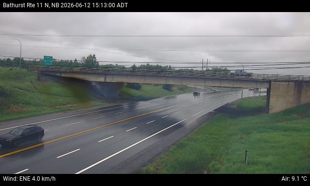 Web Cam image of Bathurst (NB Highway 11)