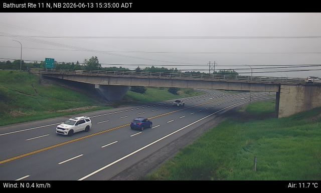 Web Cam image of Bathurst (NB Highway 11)