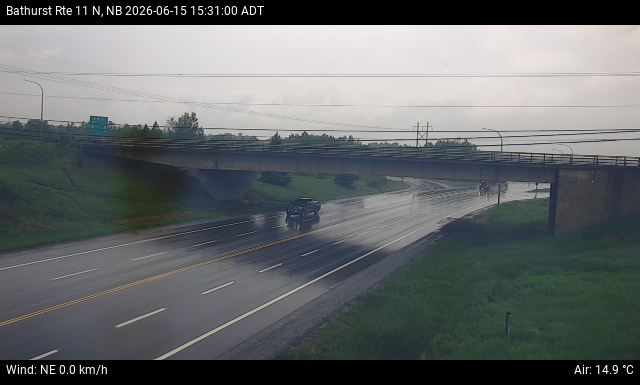 Web Cam image of Bathurst (NB Highway 11)