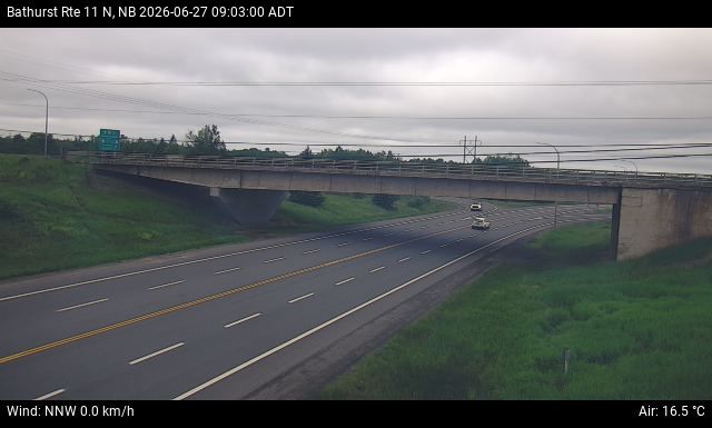 Web Cam image of Bathurst (NB Highway 11)