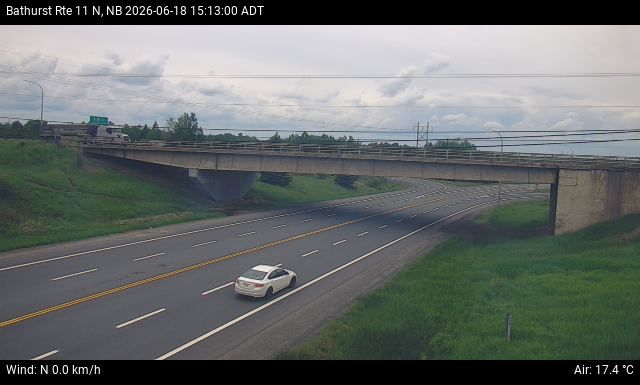 Web Cam image of Bathurst (NB Highway 11)