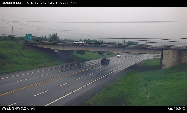Web Cam image of Bathurst (NB Highway 11)