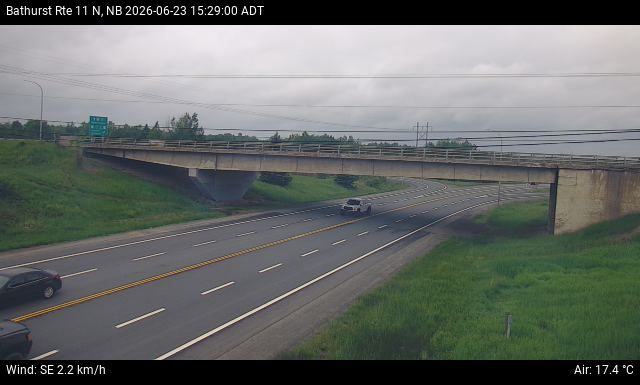 Web Cam image of Bathurst (NB Highway 11)