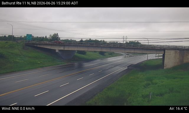 Web Cam image of Bathurst (NB Highway 11)