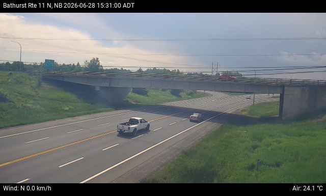 Web Cam image of Bathurst (NB Highway 11)